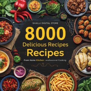 8000 Delicious Recipes eBook – Ultimate Cooking Guide for Home Cooks & Chefs