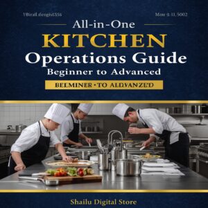 All-in-One Kitchen Operations Guide – Beginner to Advanced Book